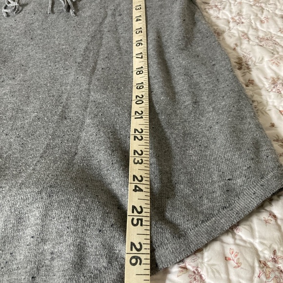 Style & Co Sweater with Fringed Scarf Neckline Size L - Picture 5 of 7